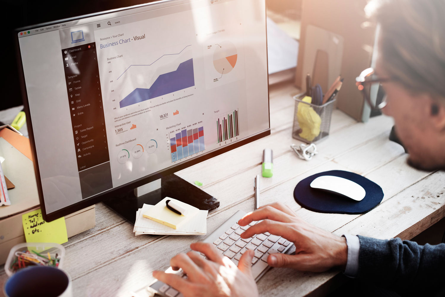 Erfassen Gasstatitsik