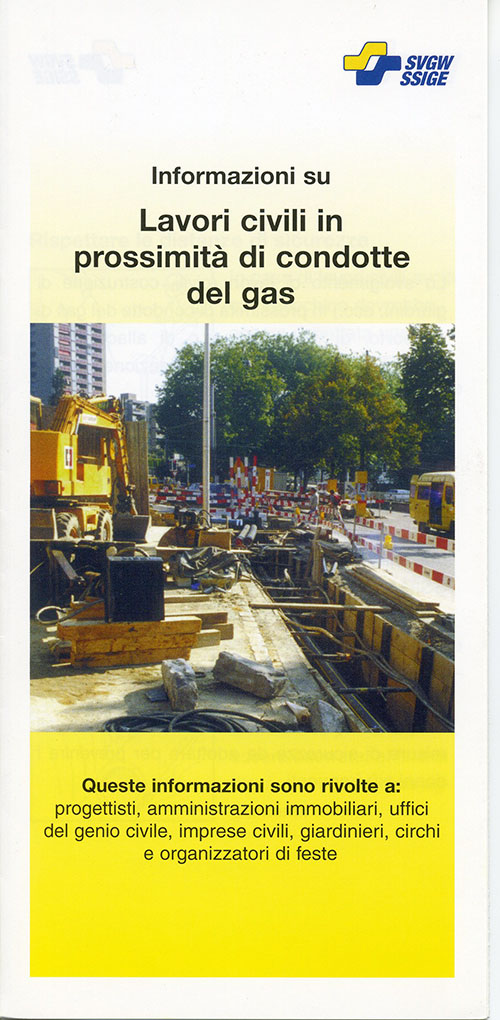 Lep. 003 i; Informazioni su lavori civili in prossimità di condotte del gas