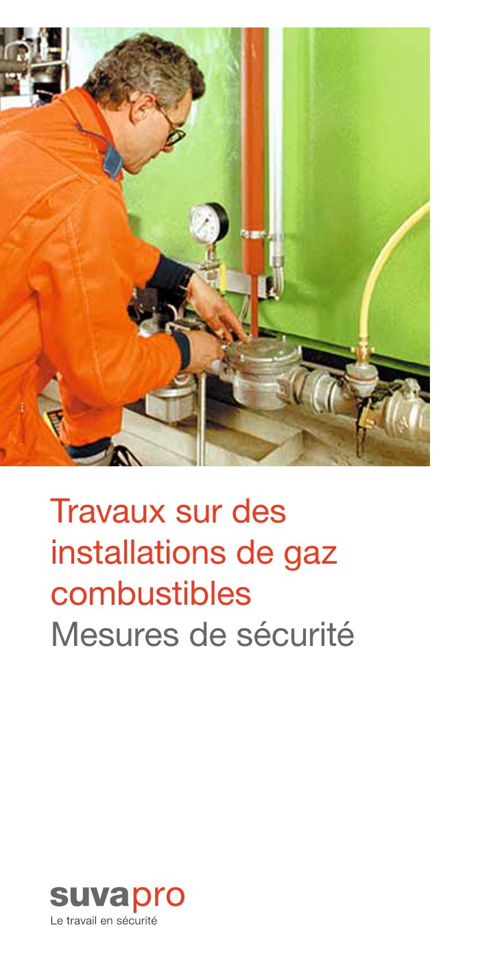 Lep. 002 f; SuvaPro Travaux sur des installations de gaz combustibles