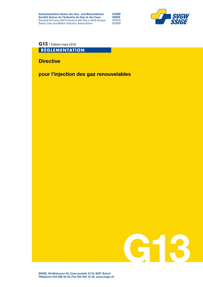 G13 f Directives pour l'injection des gaz renouvables (1)