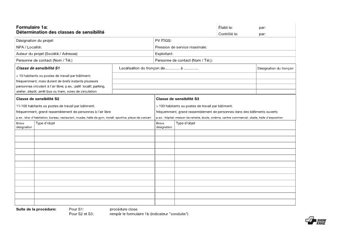 G1001 f Annexes: Recommandations pour l'évaluation de la sécurité des conduites de gaz naturel soumises à une pression de service de 1 à 5 bar (PDF)