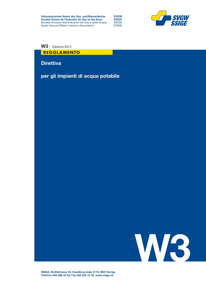 W3 i Direttiva per gli impianti di acqua potabile incl. Compl. 1+2+3 (1)