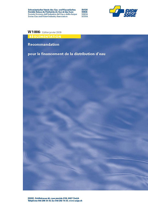 W1006 f Recommandations pour le financement de la distribution d'eau (2)