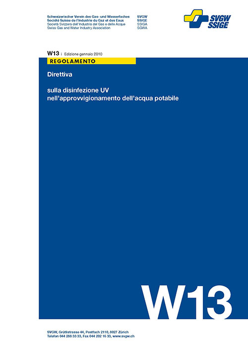 W13 i Direttiva sulla disinfezione UV nell'approvvigionamento dell'acqua potabile (2)